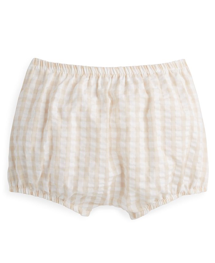 First Impressions Baby Neutral Gingham Shorts, Created for Macy's - Macy's