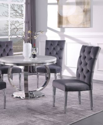 Layla Modern Upholstered Side Chairs, Set of 2