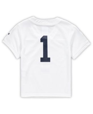 Toddler Boys Number 1 White Penn State Nittany Lions Untouchable Football Jersey
