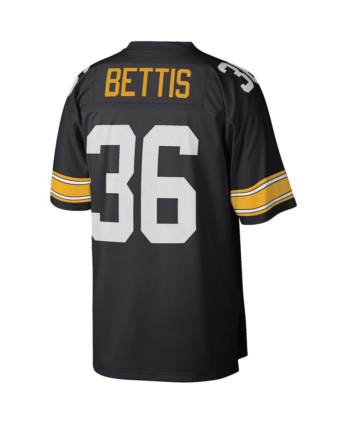 Men's Jerome BettisPittsburgh Steelers Big and Tall 1996 Retired Player Replica Jersey - Black