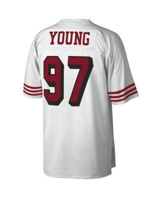 Men's Bryant Young White San Francisco 49ers 1994 Legacy Replica Jersey