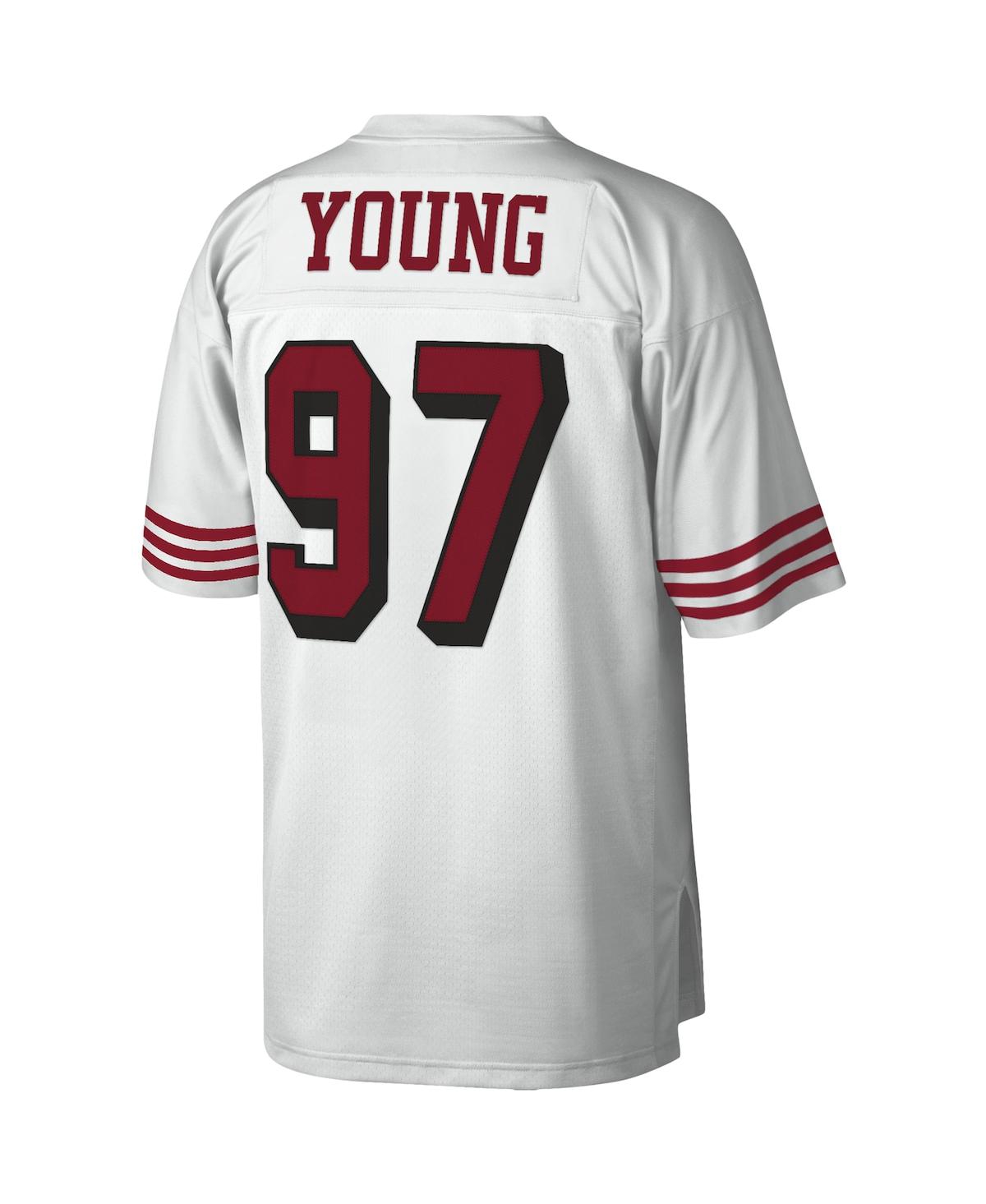 Men's Bryant YoungSan Francisco 49ers 1994 Legacy Replica Jersey - White