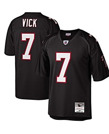 Men's Michael Vick Black Atlanta Falcons Big and Tall 2002 Retired Player Replica Jersey