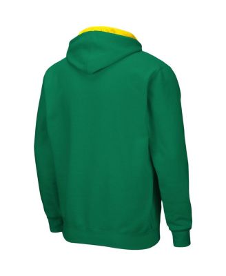 Men's Green Oregon Ducks Big and Tall Full-Zip Hoodie