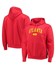 Men's Red Atlanta Hawks Heritage Essential Pullover Hoodie