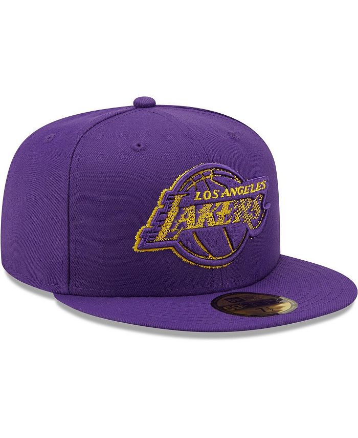 New Era Men's Purple Los Angeles Lakers Scored 59FIFTY Fitted Hat - Macy's