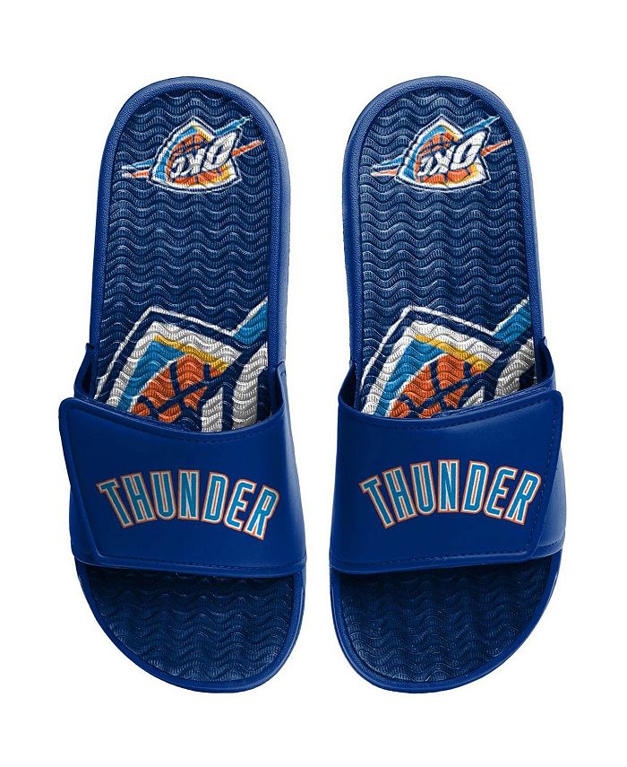 FOCO Men's Blue Oklahoma City Thunder Wordmark Gel Slide Sandals - Macy's