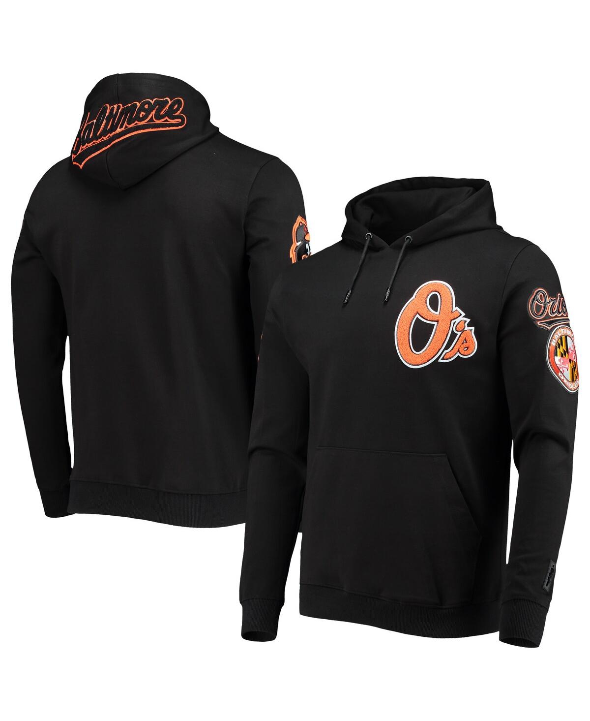 Pro Standard Men's Black Baltimore Orioles Team Logo Pullover Hoodie