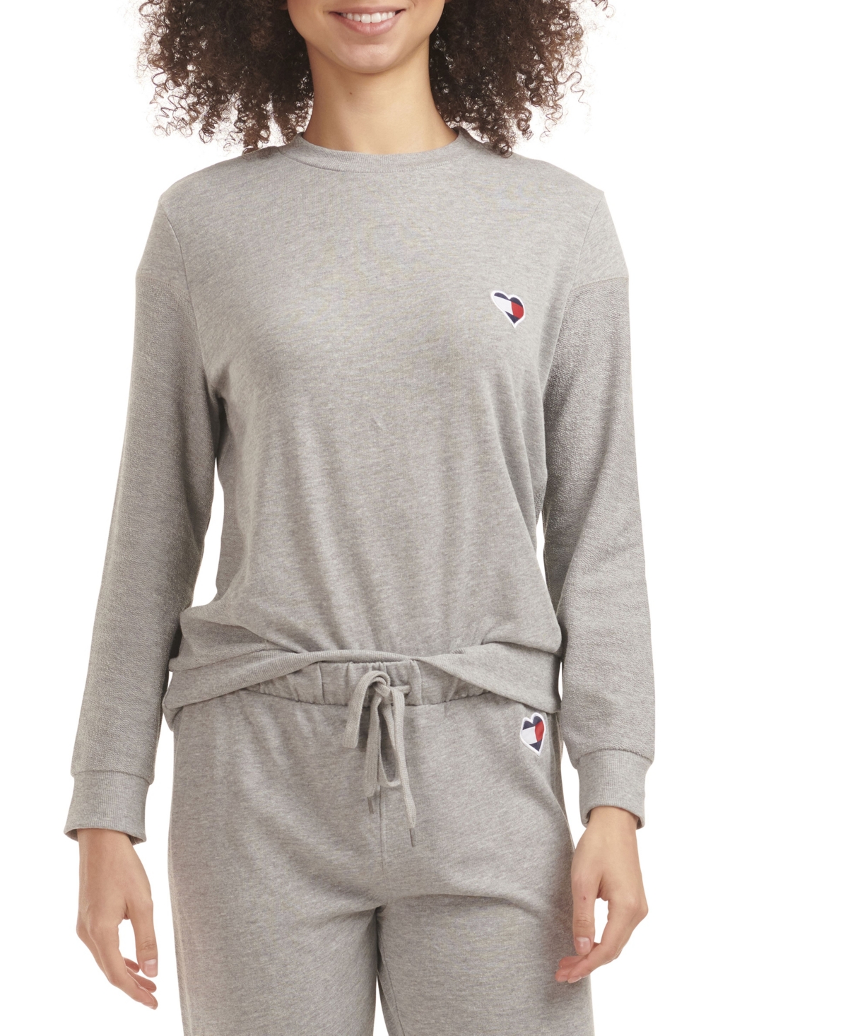 Tommy Hilfiger Women's Knit Cotton Logo Sleep Pullover