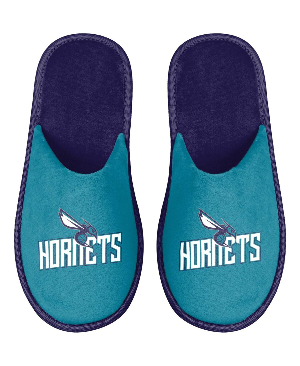 Men's Charlotte Hornets Scuff Slide Slippers - Teal