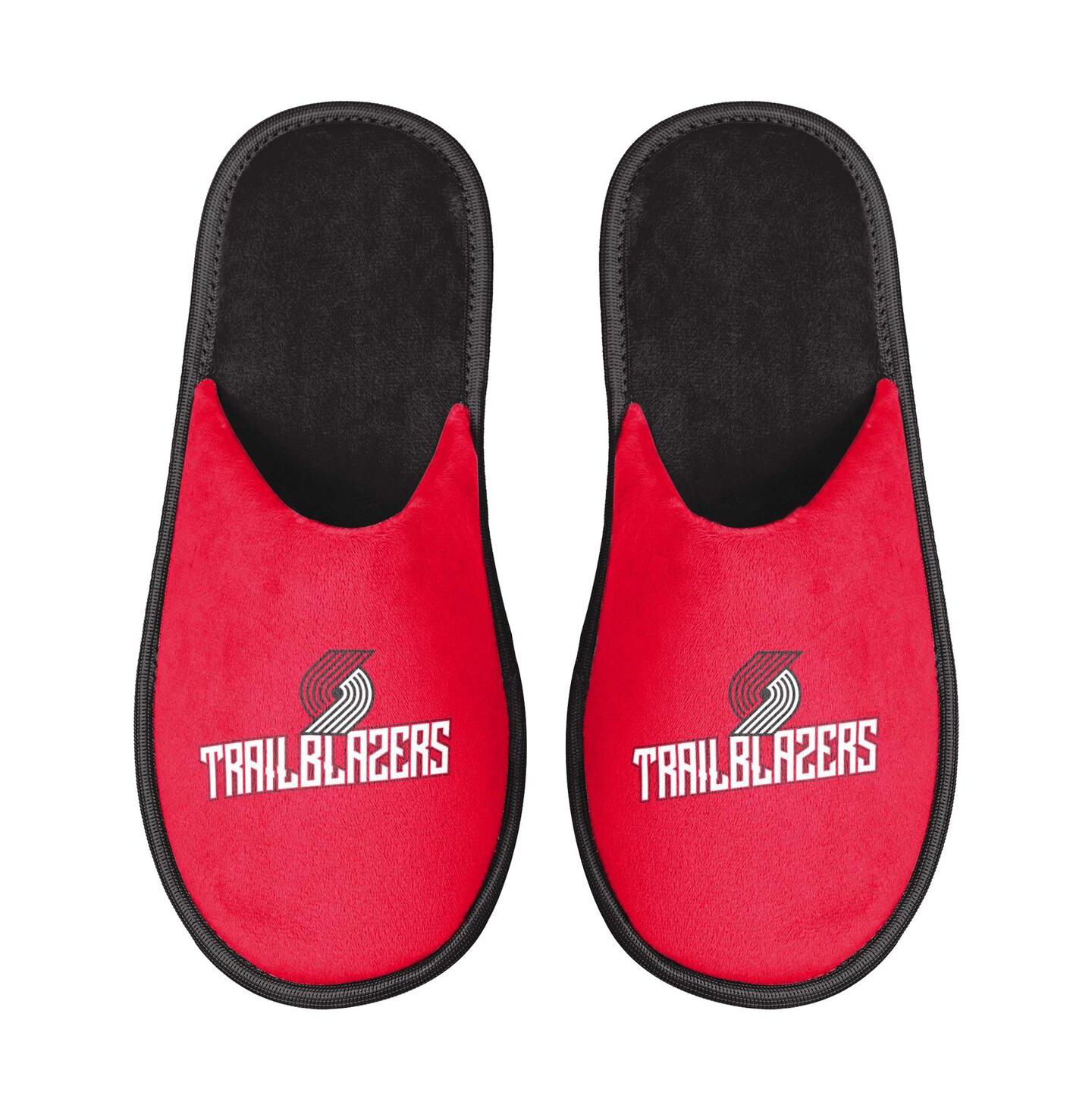 Мужские тапочки FOCO Portland Trail Blazers Scuff Slide Slippers — фото 1