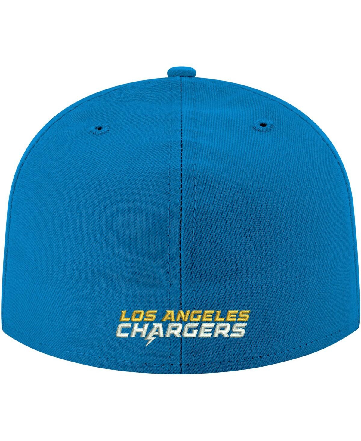 Men's Powder Blue Los Angeles Chargers Omaha Primary Logo 59FIFTY Fitted Hat
