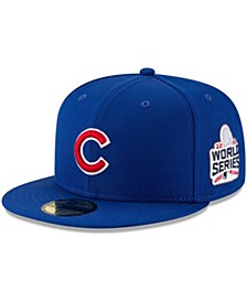 Men's Royal Chicago Cubs Side Patch 2016 World Series 59FIFTY Fitted Hat
