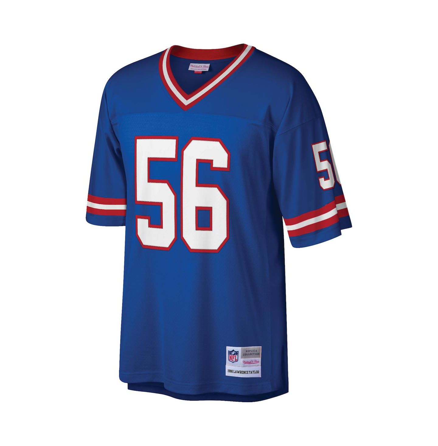 Мужское джерси Mitchell & Ness Lawrence Taylor New York Giants 1986, большие размеры — фото 3