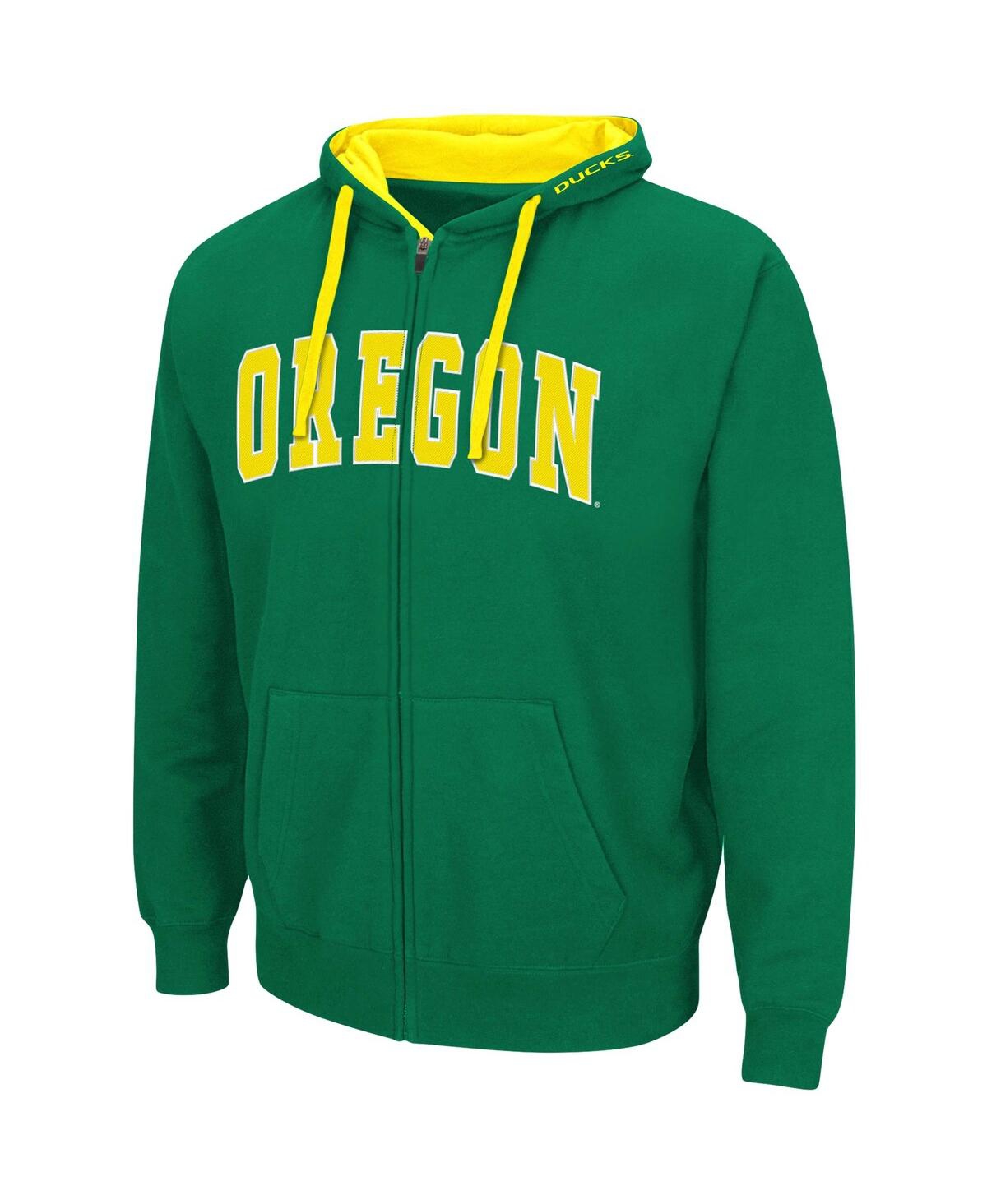Colosseum Men's Green Oregon Ducks Big And Tall Full-zip Hoodie In Green