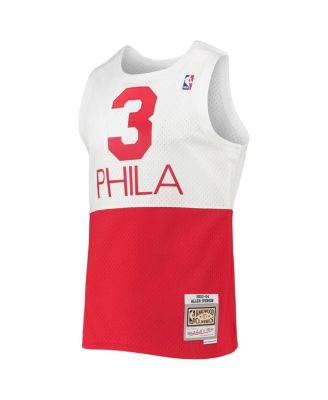 Men's Allen Iverson White Philadelphia 76ers 2003-04 Hardwood Classics Swingman Jersey