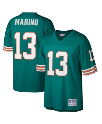 Men's Dan Marino Aqua Miami Dolphins Big and Tall 1984 Retired Player Replica Jersey