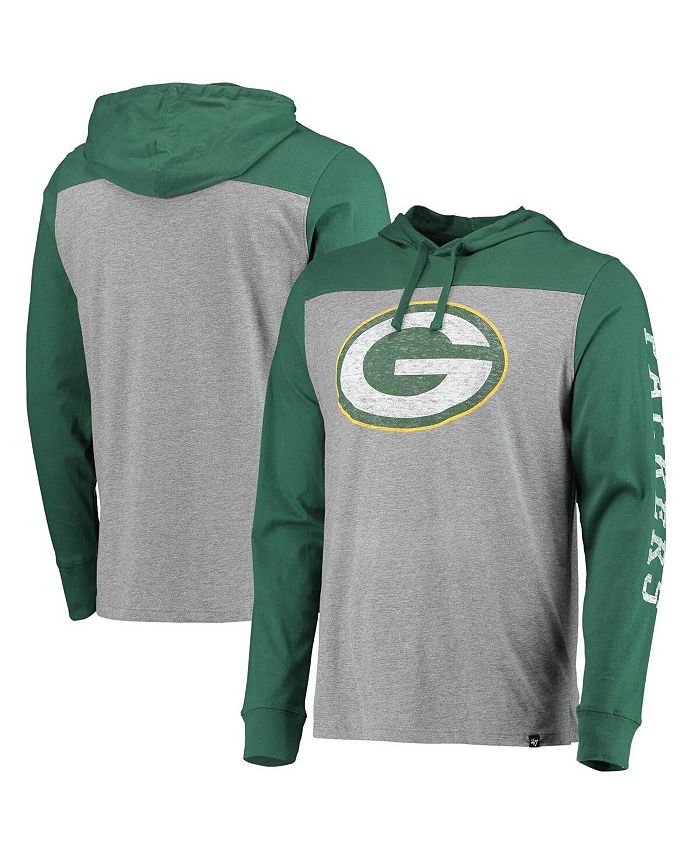 '47 Brand Men's Heathered Gray, Green Green Bay Packers Franklin ...