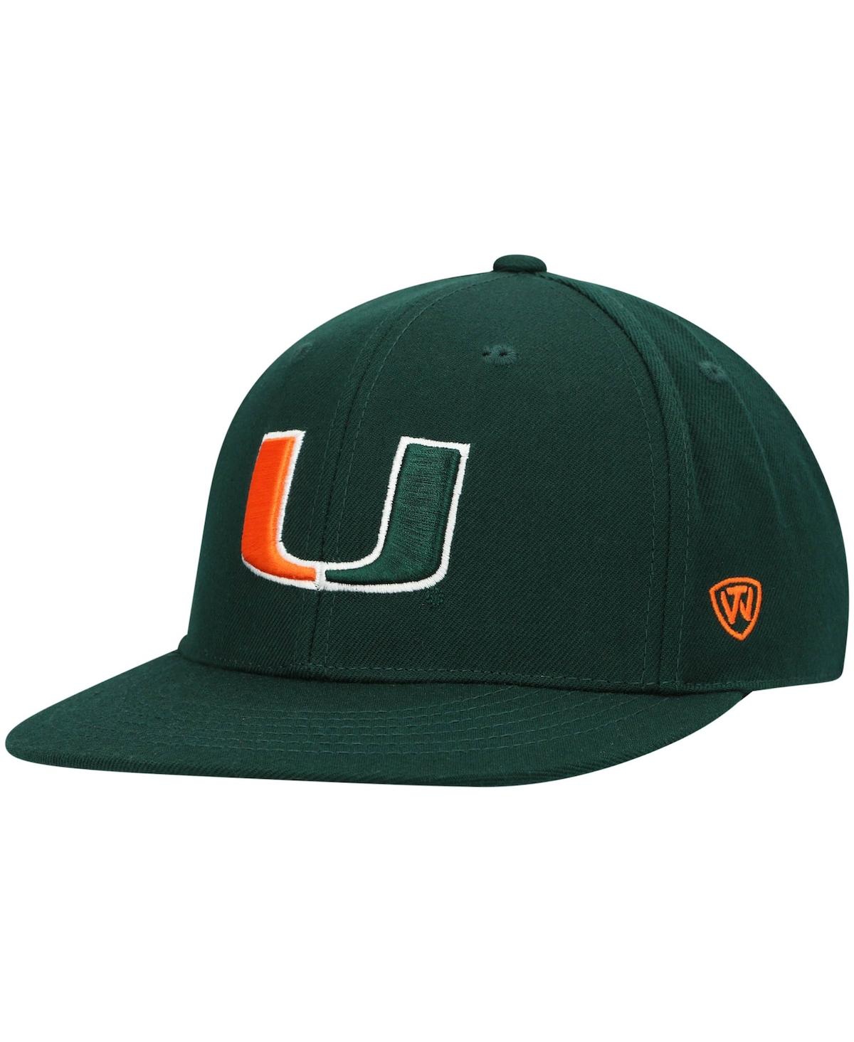 Men'sMiami Hurricanes Team Color Fitted Hat - Green