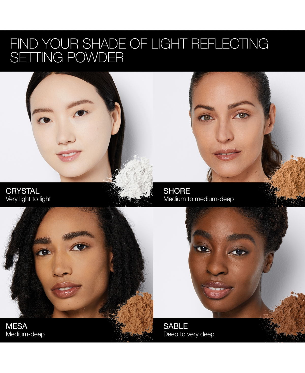 Nars Light Reflecting Pressed Setting Powder, .35 -(Deep to very deep)