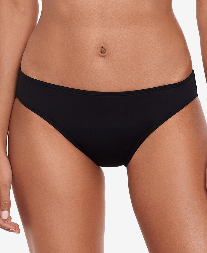 Nike BLACK Line up Printed Hipster Bikini Swim Bottom, US X-Large 