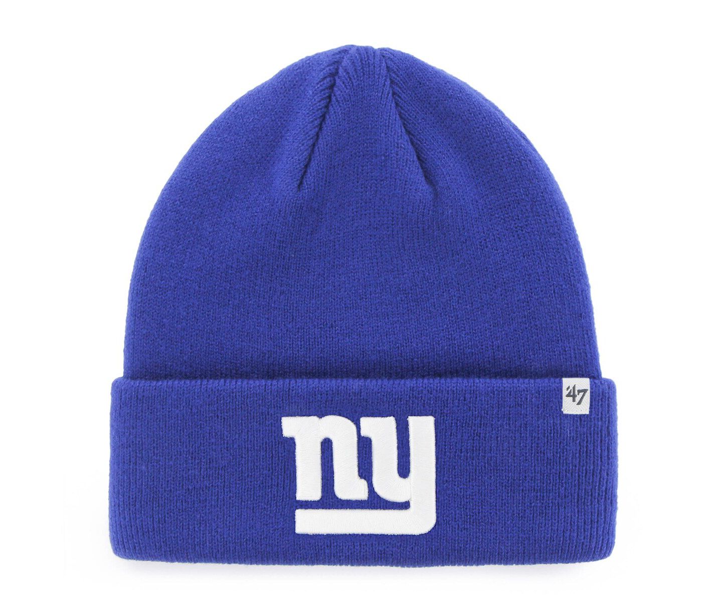 Мужская шапка '47 Brand Royal New York Giants Primary Basic Cuffed Knit Hat — фото 1