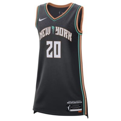 Women's Sabrina Ionescu Black New York Liberty 2021 Explorer Edition Victory Player Jersey