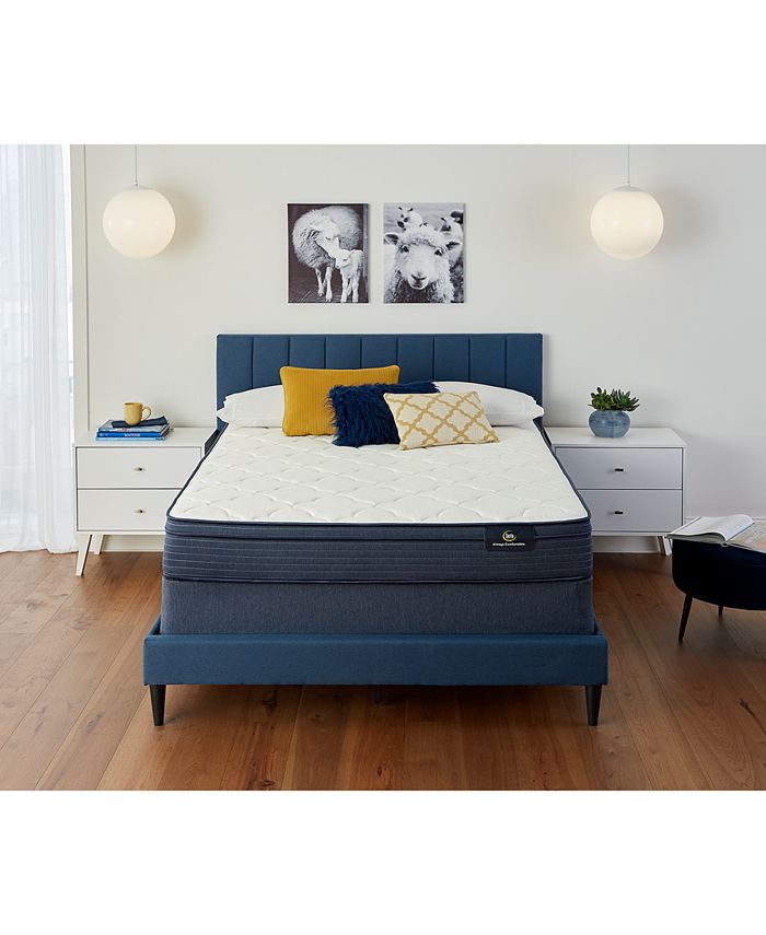 Serta Calming Haven 9.5" Medium Eurotop Mattress Twin Macy's