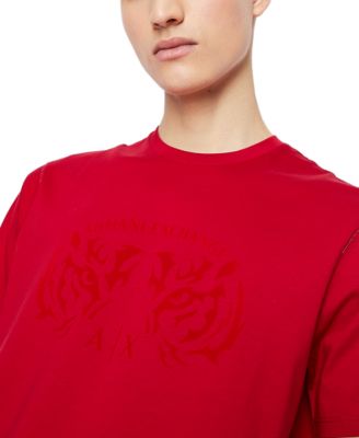 A|X Armani Exchange - Men's Flocked Chinese New Year Tiger T-Shirt