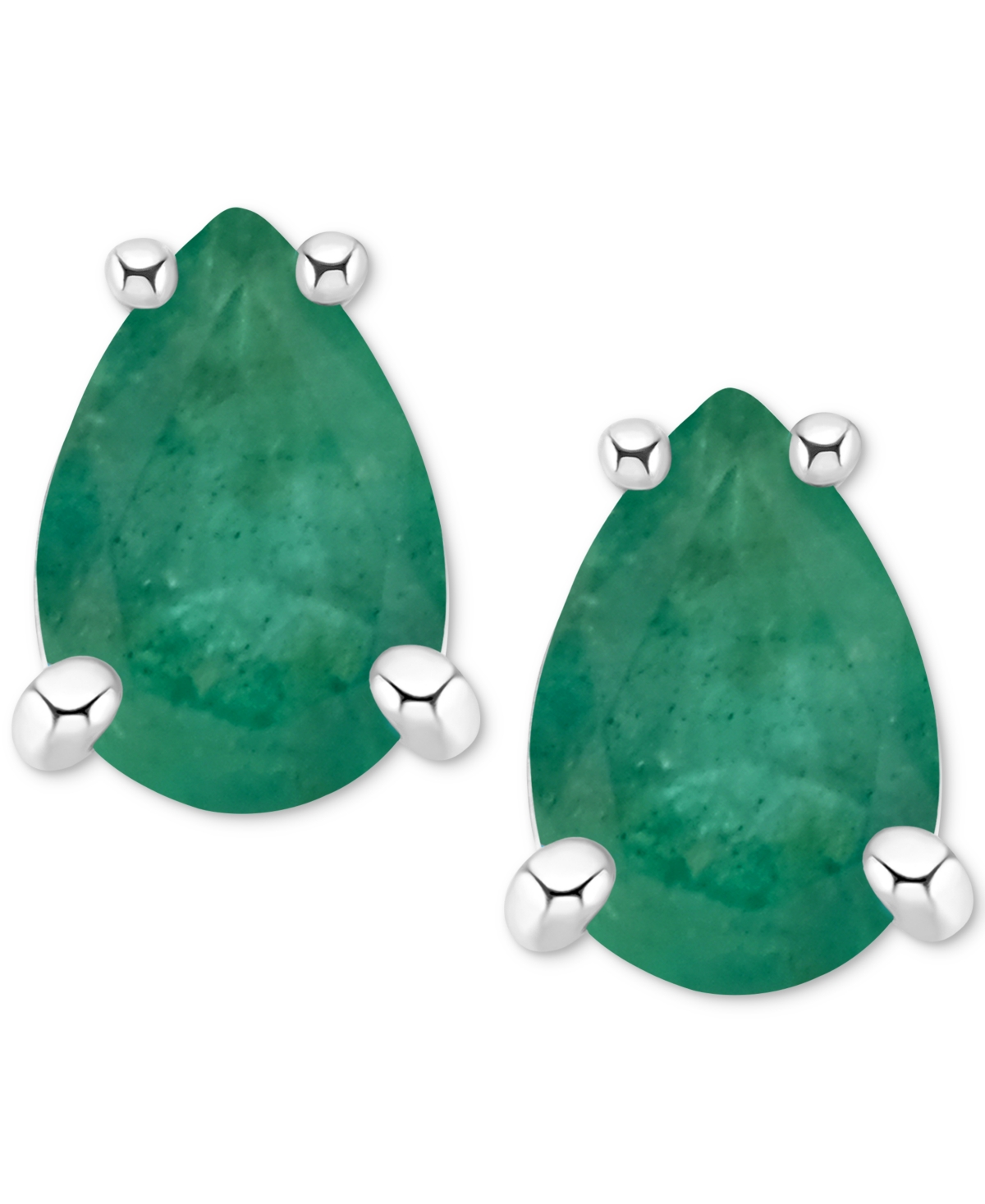 Sapphire Stud Earrings (1 ct. t.w.) in 14k White Gold (Also in Ruby & - Emerald