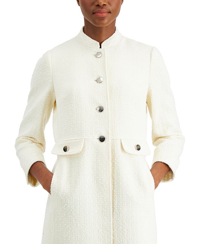Anne Klein MandarinCollar Topper Jacket Macy's