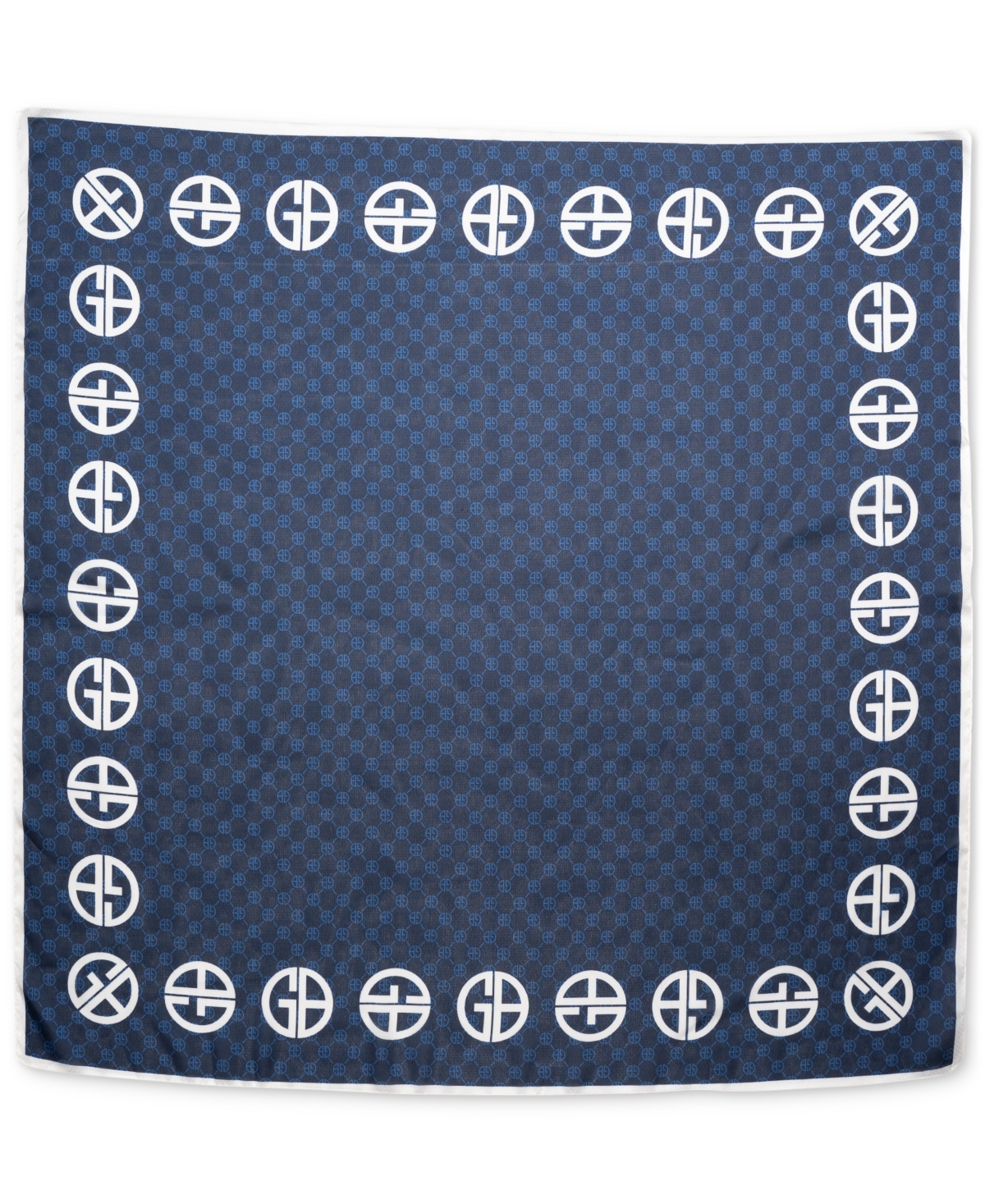 Women's Signature Logo Square Scarf - Neutral Multi