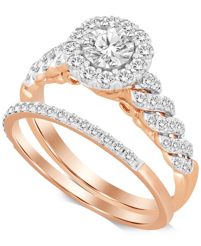 Macy's engagement sale rings rose gold