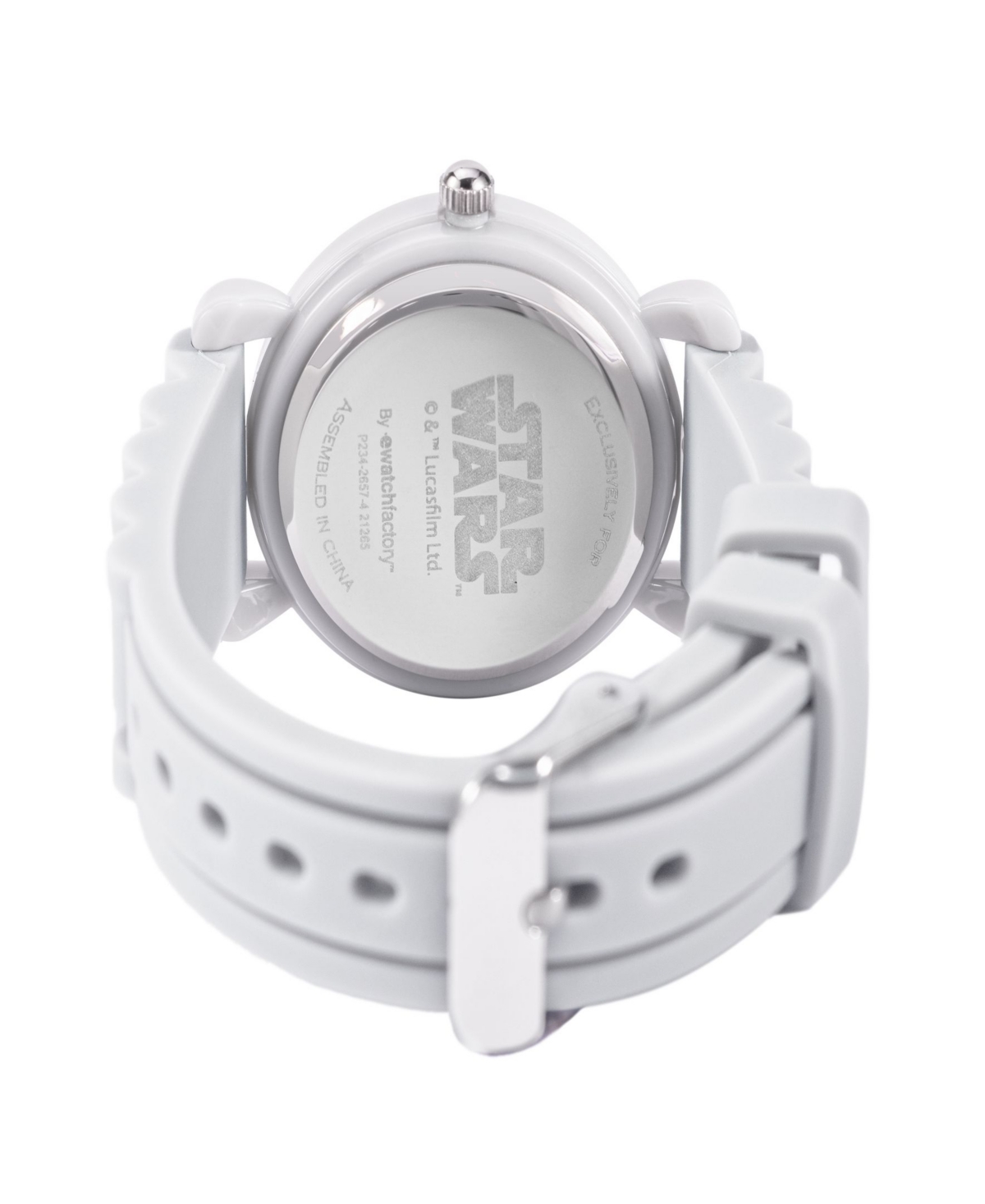 ewatchfactory Boy's Disney Star Wars PlasticSilicone Strap Watch 32mm - White