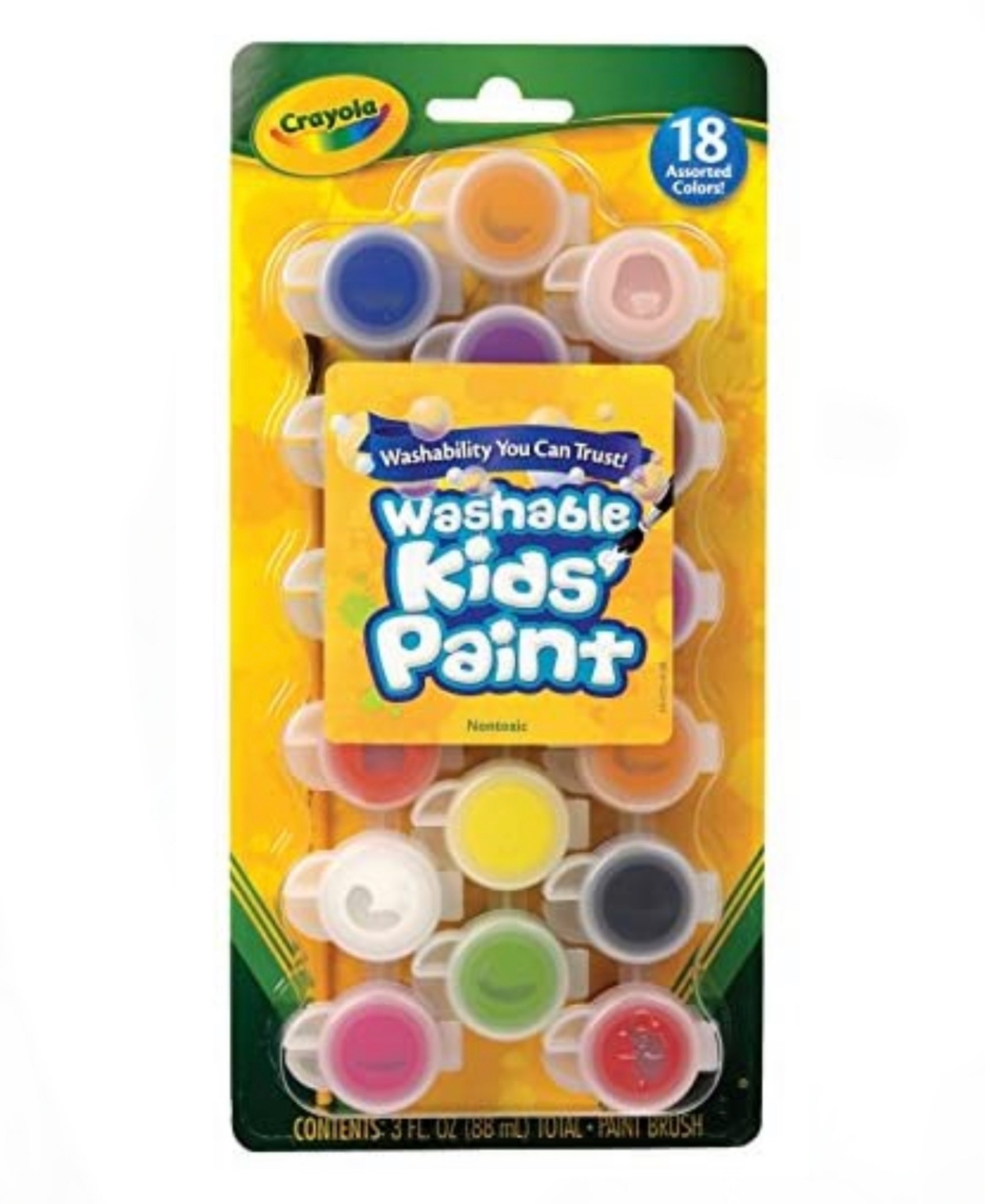 Crayola- Keep Me Clean- Washable Paints - Multi Colored