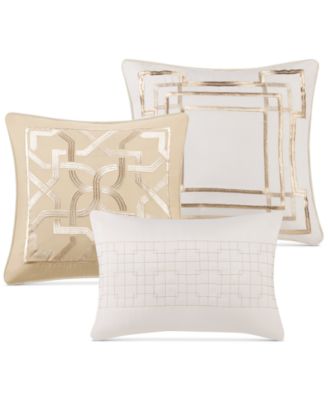 Shop Jla Home Bowery Comforter Sets Created For Macys In Gold