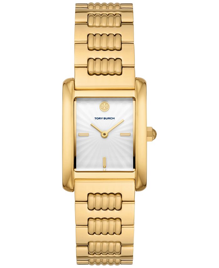 Tory Burch Women's The Eleanor Gold-Tone Stainless Steel Bracelet Watch ...