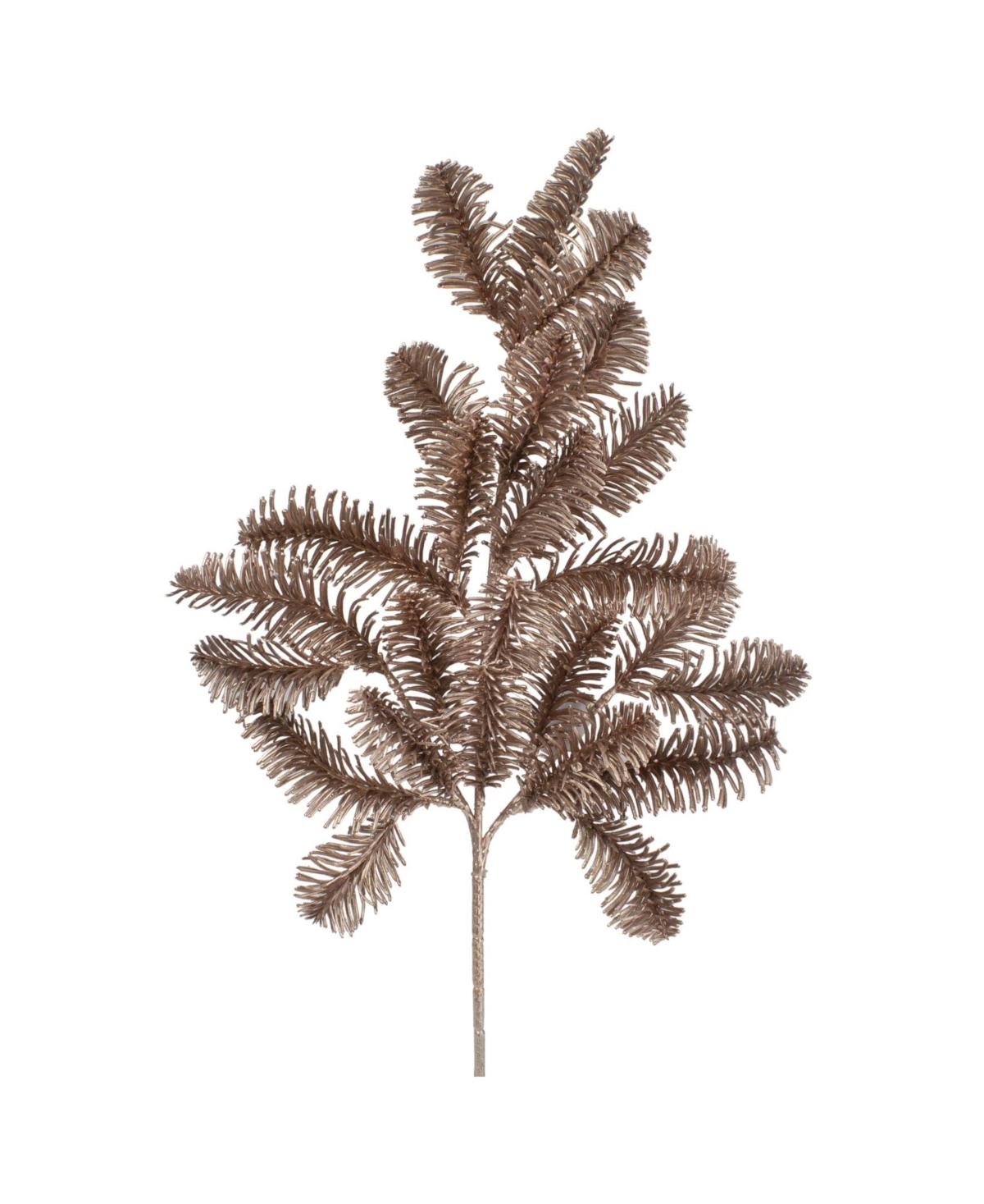 Northlight 20'' Pine Branch Artificial Christmas Spray In Gold-tone
