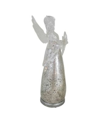 13" Lighted Angel Holding a Star Christmas Tabletop Figurine