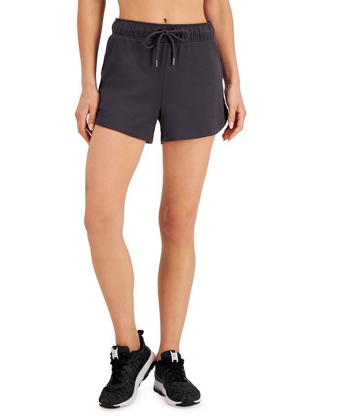 ID Ideology Women's Terry Shorts, Created for Macy's - Macy's