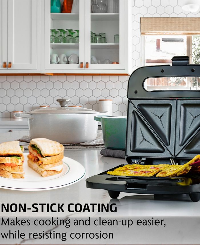 OVENTE Sandwich Maker Non Stick Electric Grill Macy