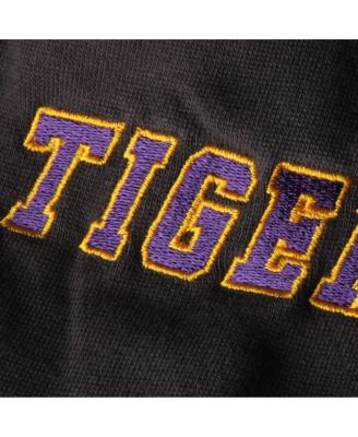 Big Boys Charcoal LSU Tigers Big Logo Pullover Hoodie