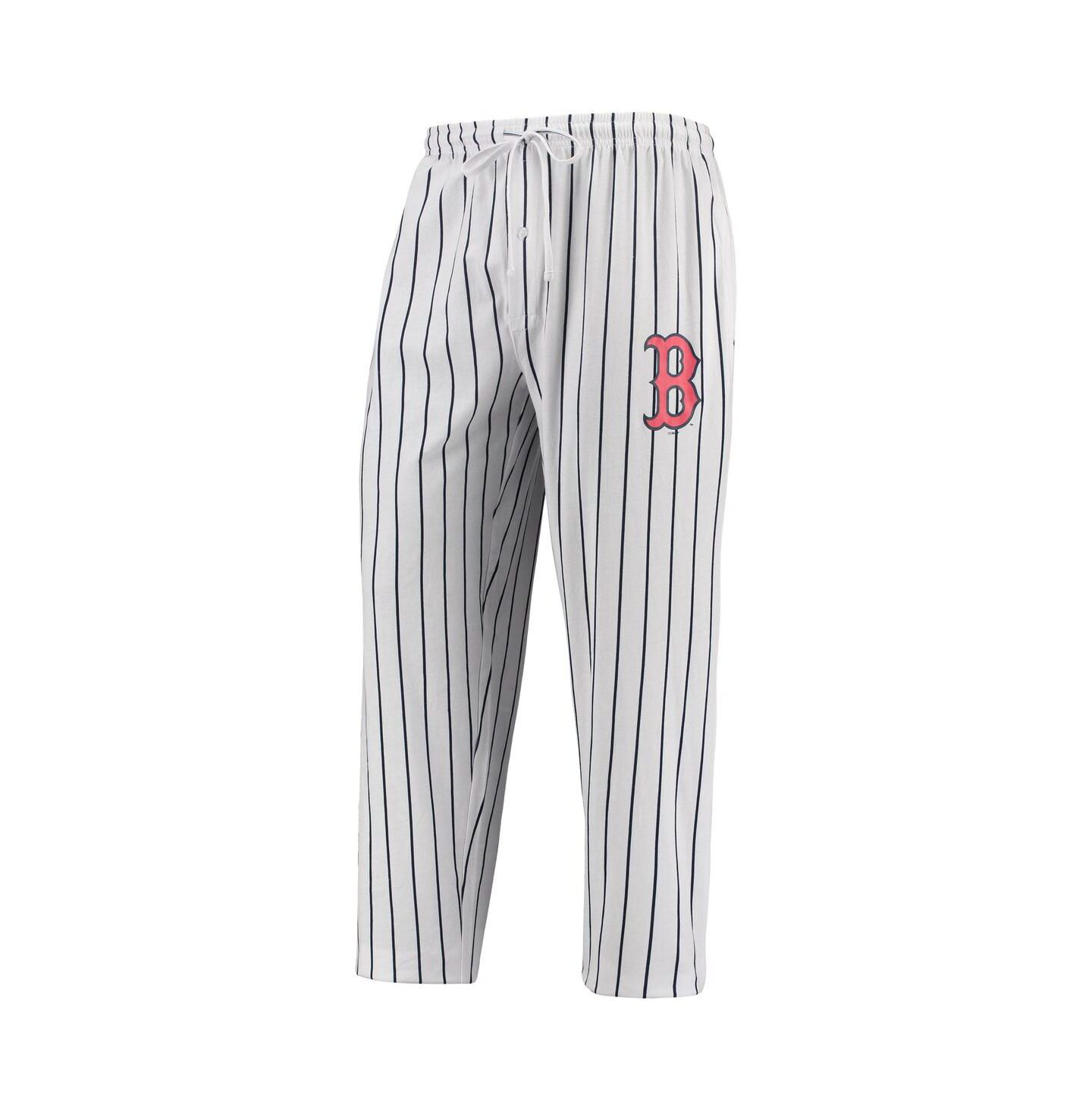 Мужские брюки Concepts Sport White, Navy Boston Red Sox Vigor Lounge Pant — фото 1