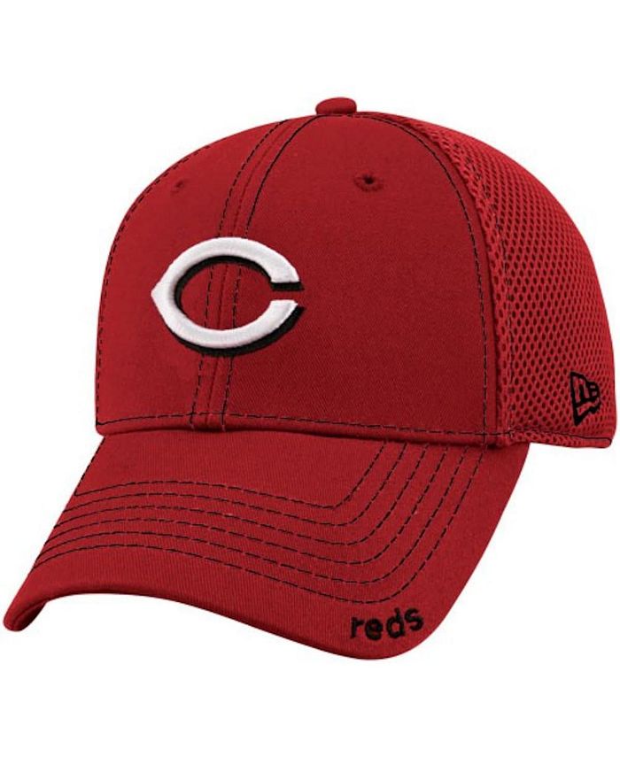 New Era Men's Cincinnati Reds Red Neo 39THIRTY Stretch Fit Hat - Macy's
