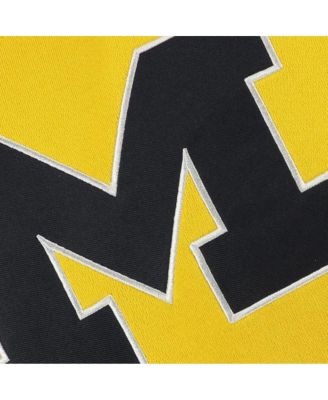 Big Boys Yellow Michigan Wolverines Big Logo Pullover Hoodie