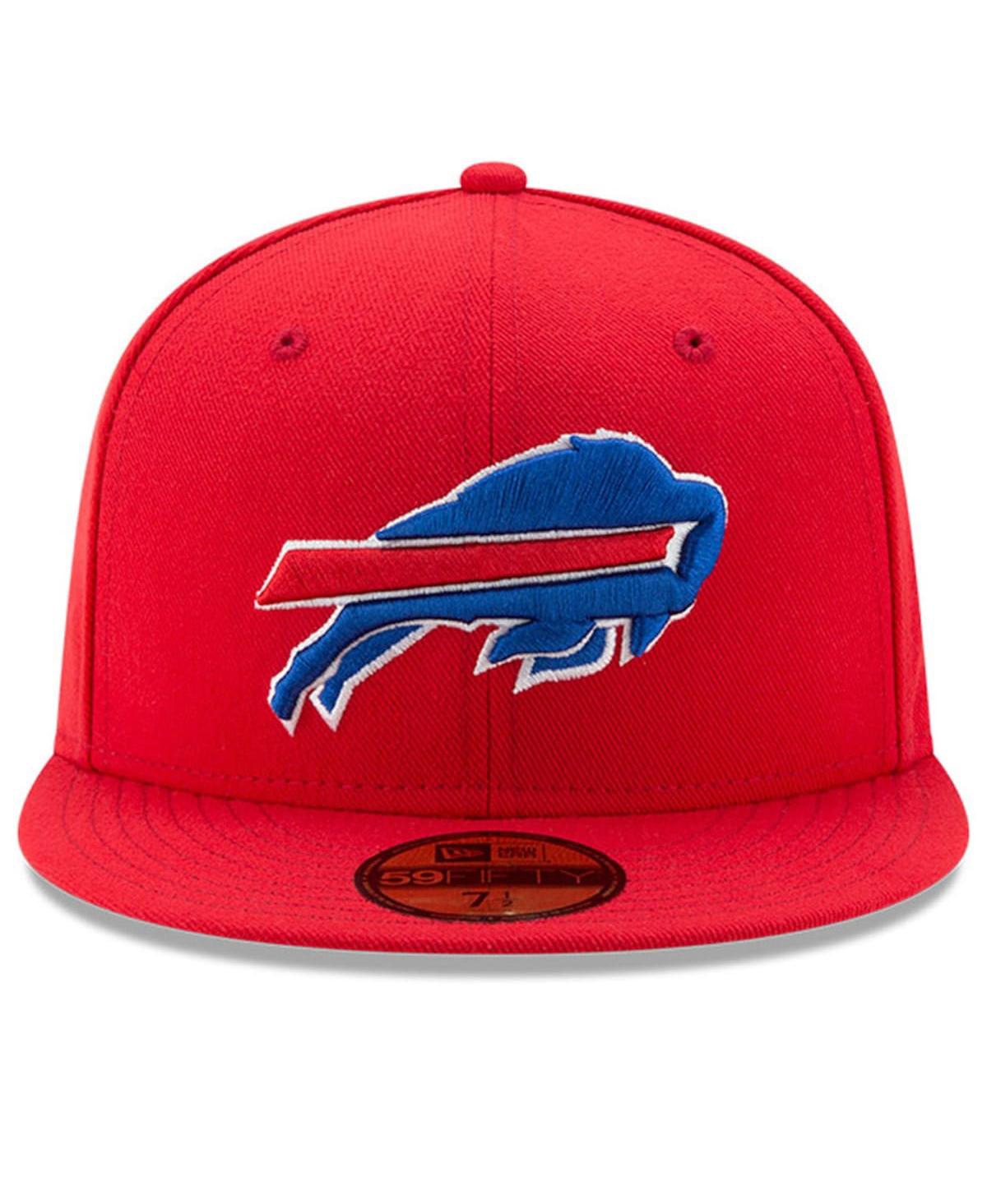 Men'sBuffalo Bills Omaha 59FIFTY Fitted Hat - Red
