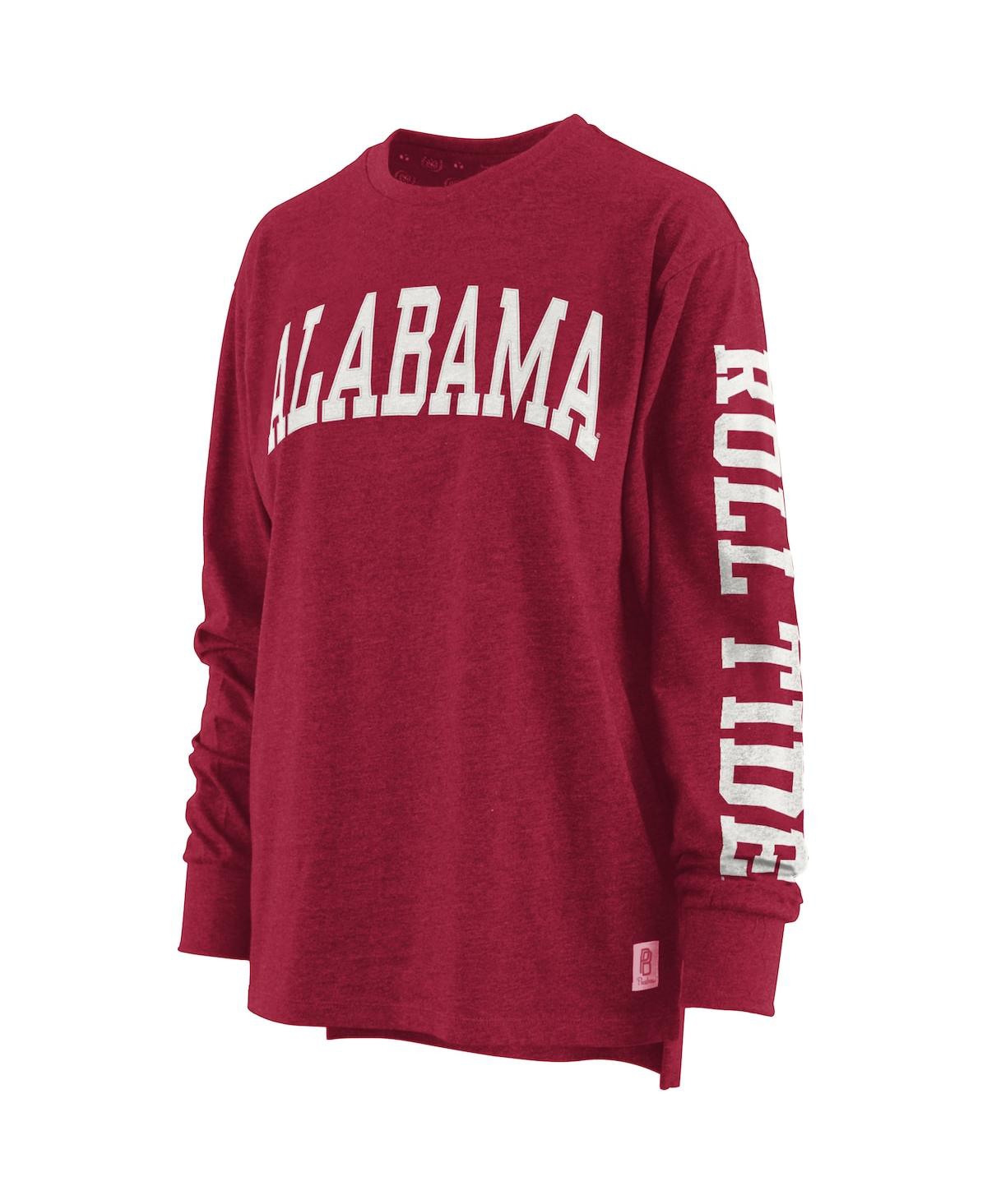 Women'sAlabamaTide Plus Size Two-Hit Canyon Long Sleeve T-shirt - Crimson