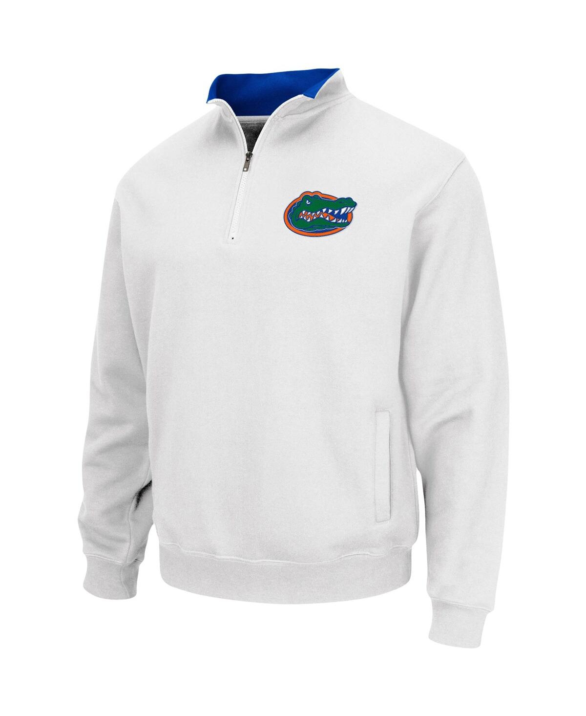 Men'sFlorida Gators Tortugas Logo Quarter-Zip Pullover Jacket - White