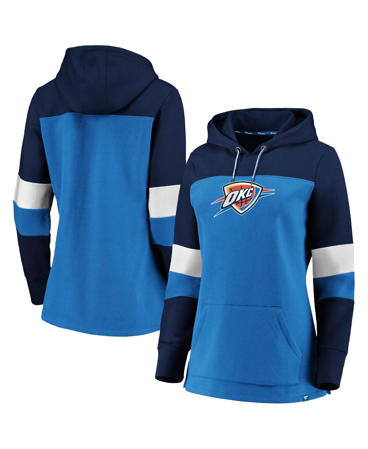 Women's Refried Apparel Navy Atlanta Braves Sustainable Hoodie