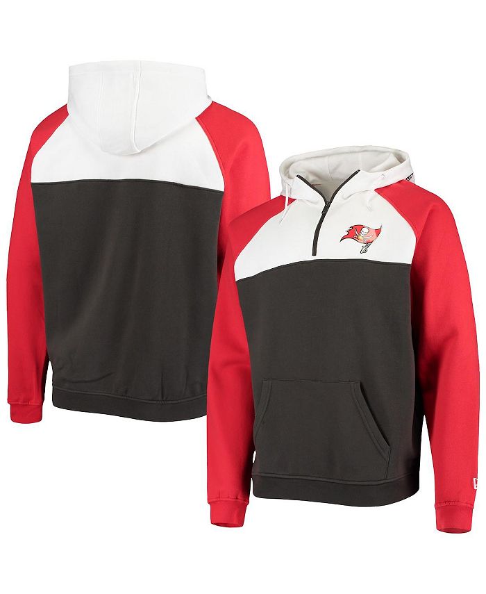 New Era Men's Pewter, White Tampa Bay Buccaneers Gametime Quarter-Zip Hoodie  Jacket - Macy's